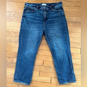 LOFT Straight Crop Jeans